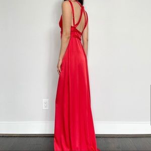 Brand new BCBG Max Azria prom black tie evening dress with strappy back detail